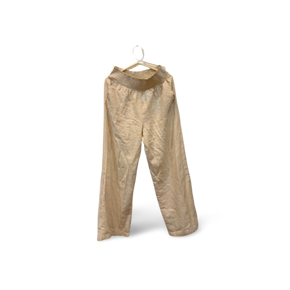 Ellen Tracy Cream Wide-Leg Pants – Elegant & Flowy